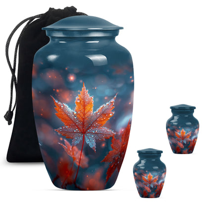 mapple leaf urn
