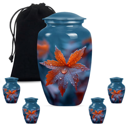 mapple leaf memorial urn.