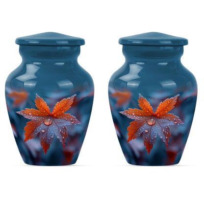 mapple leaf memorial urn.