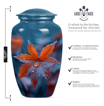 mapple leaf memorial urn.