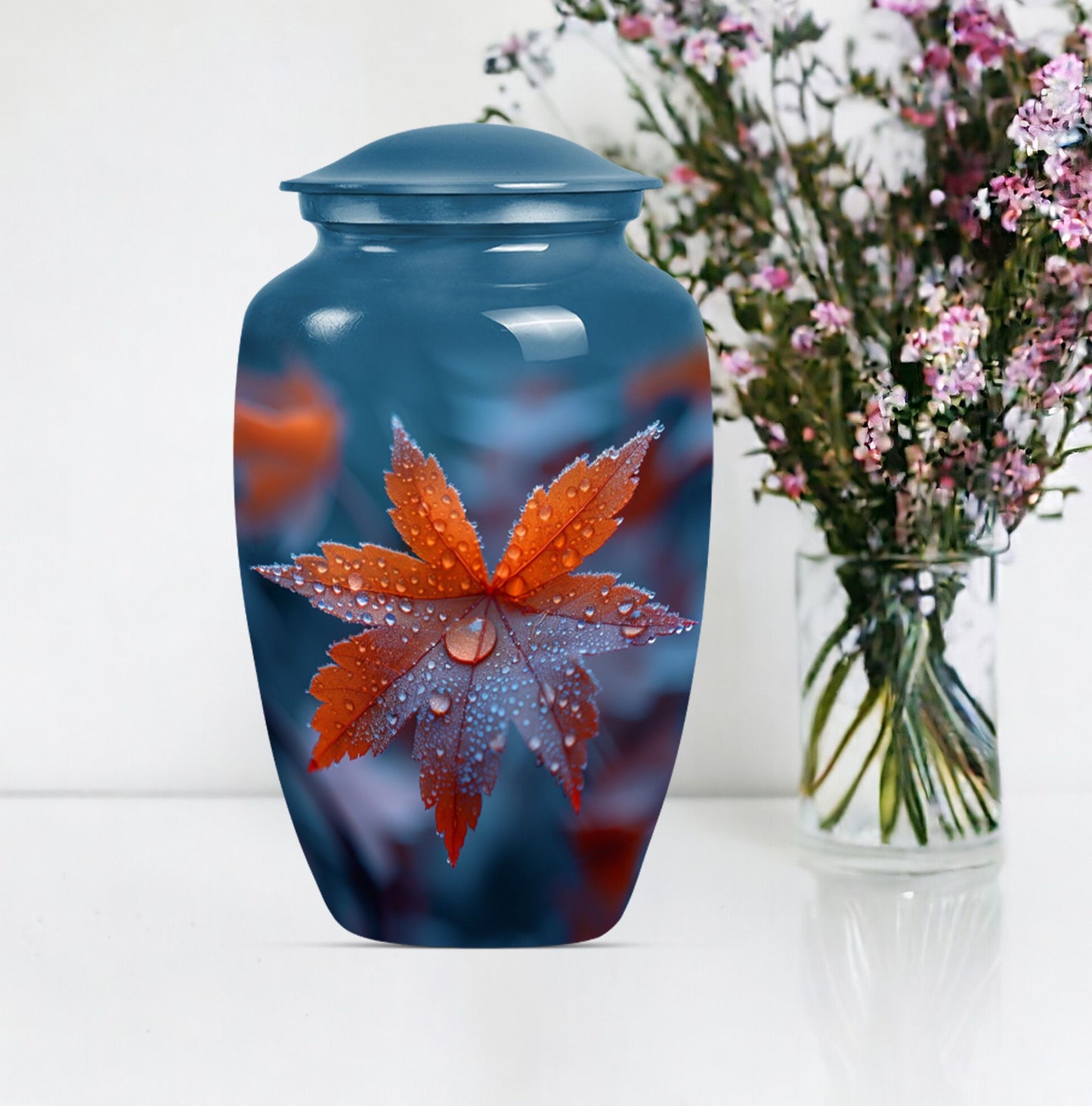 mapple leaf memorial urn.