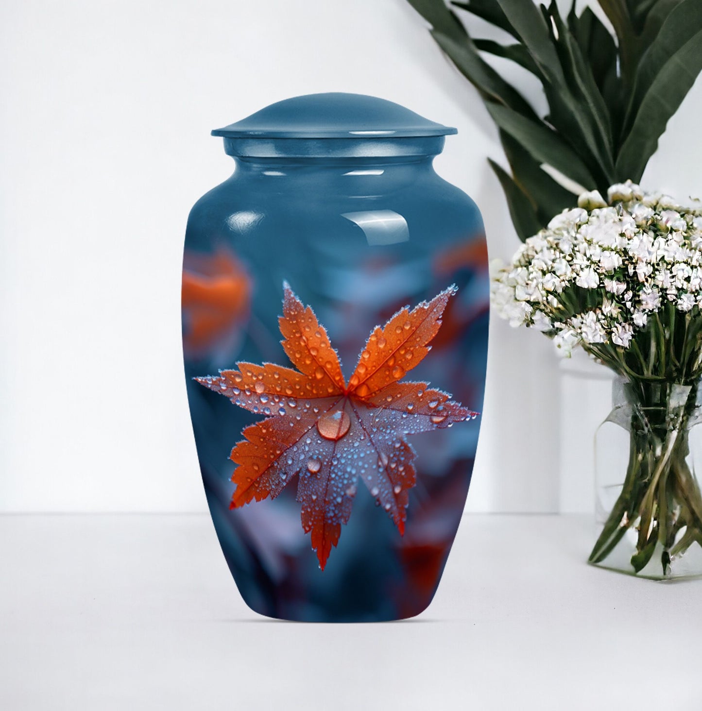 mapple leaf memorial urn.