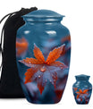 mapple leaf memorial urn.