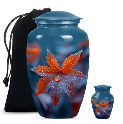 mapple leaf memorial urn.