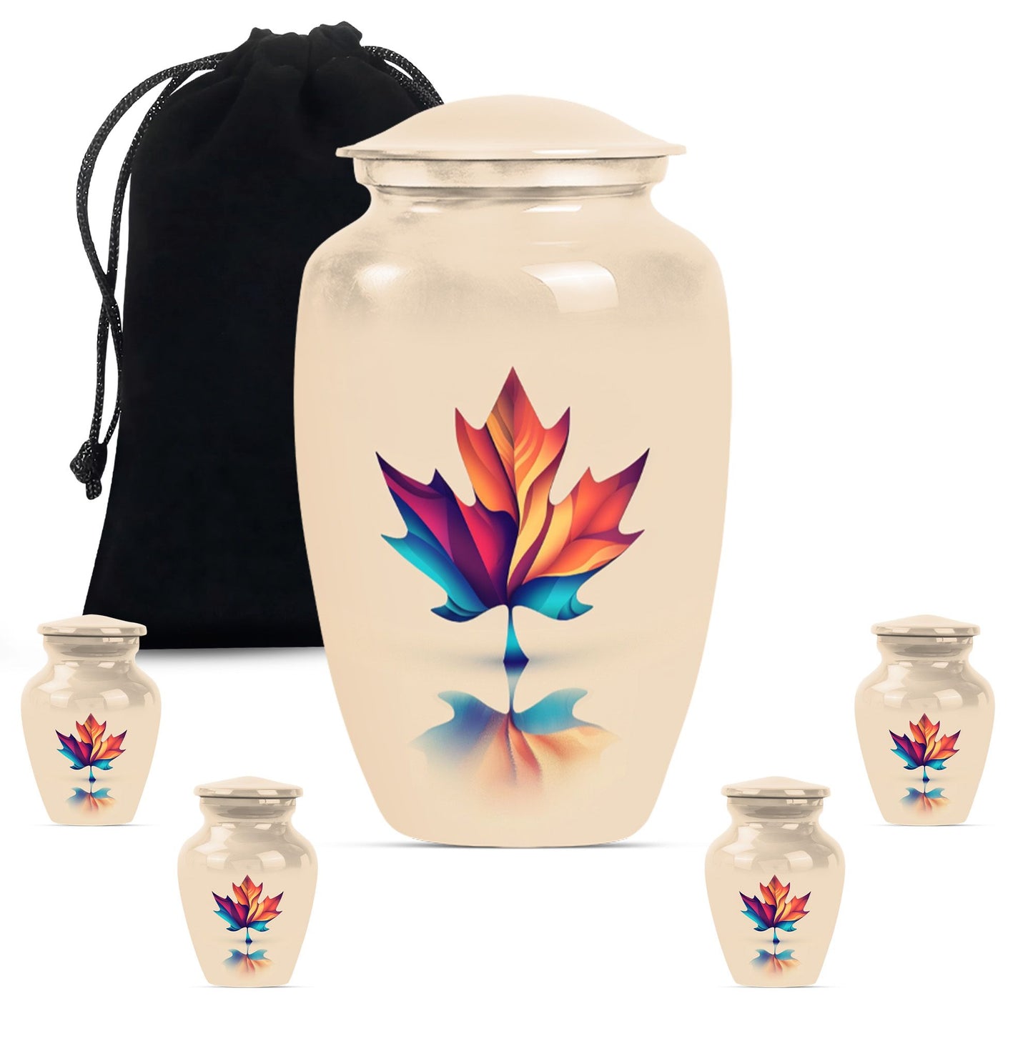 mapple leaf urn, classic design for both male and female
