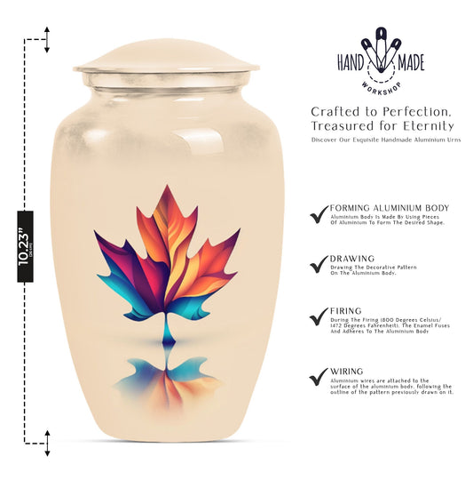 mapple leaf urn, classic design for both male and female