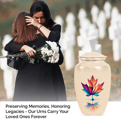 mapple leaf urn, classic design for both male and female