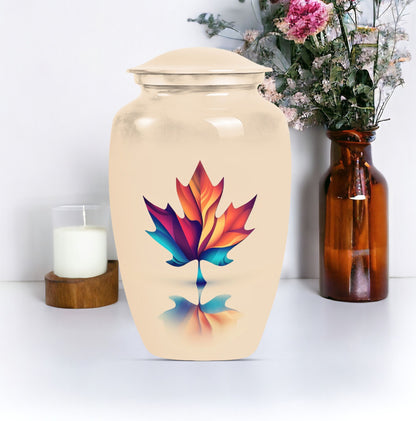 mapple leaf urn, classic design for both male and female
