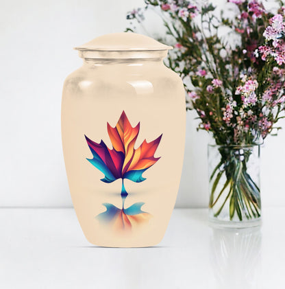 mapple leaf urn, classic design for both male and female