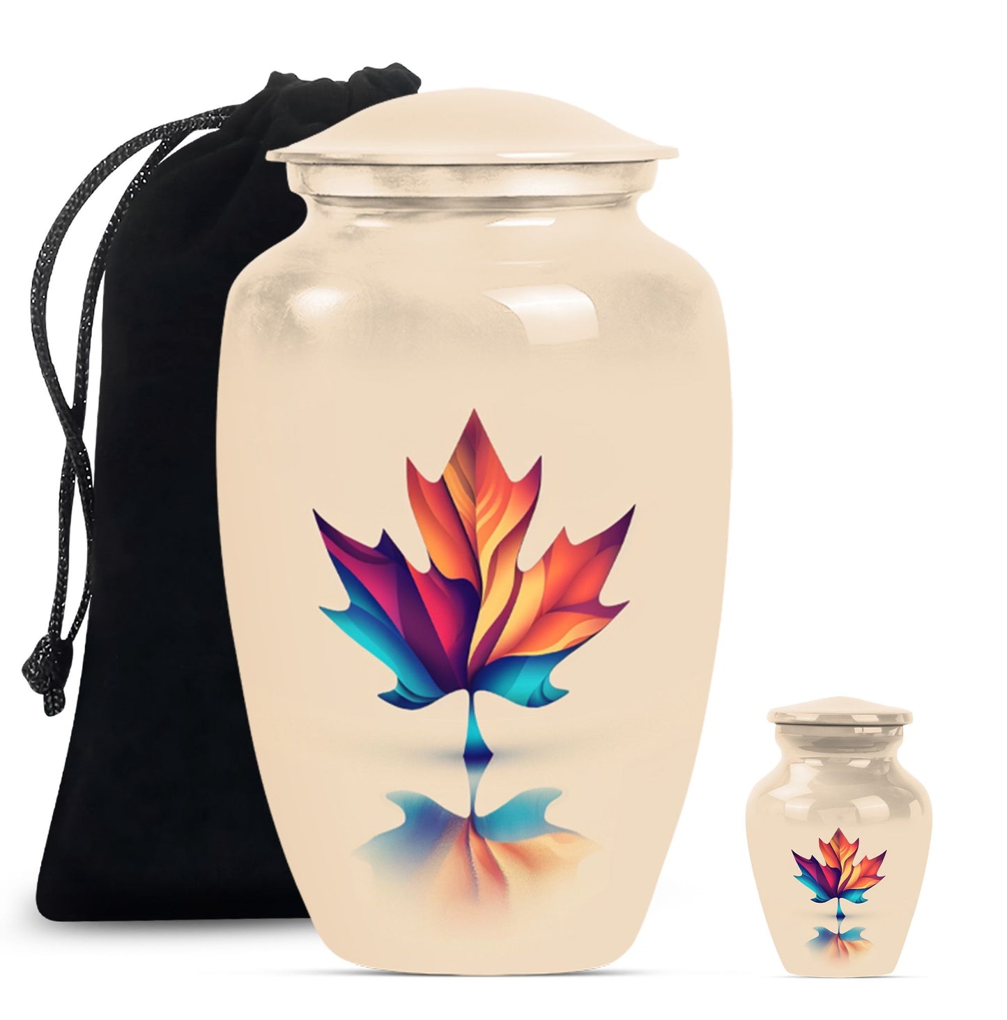 mapple leaf urn, classic design for both male and female