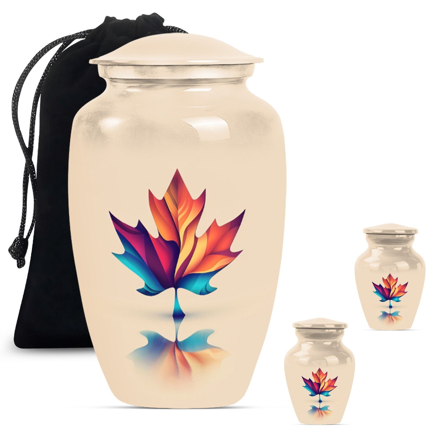 mapple leaf urn, classic design for both male and female