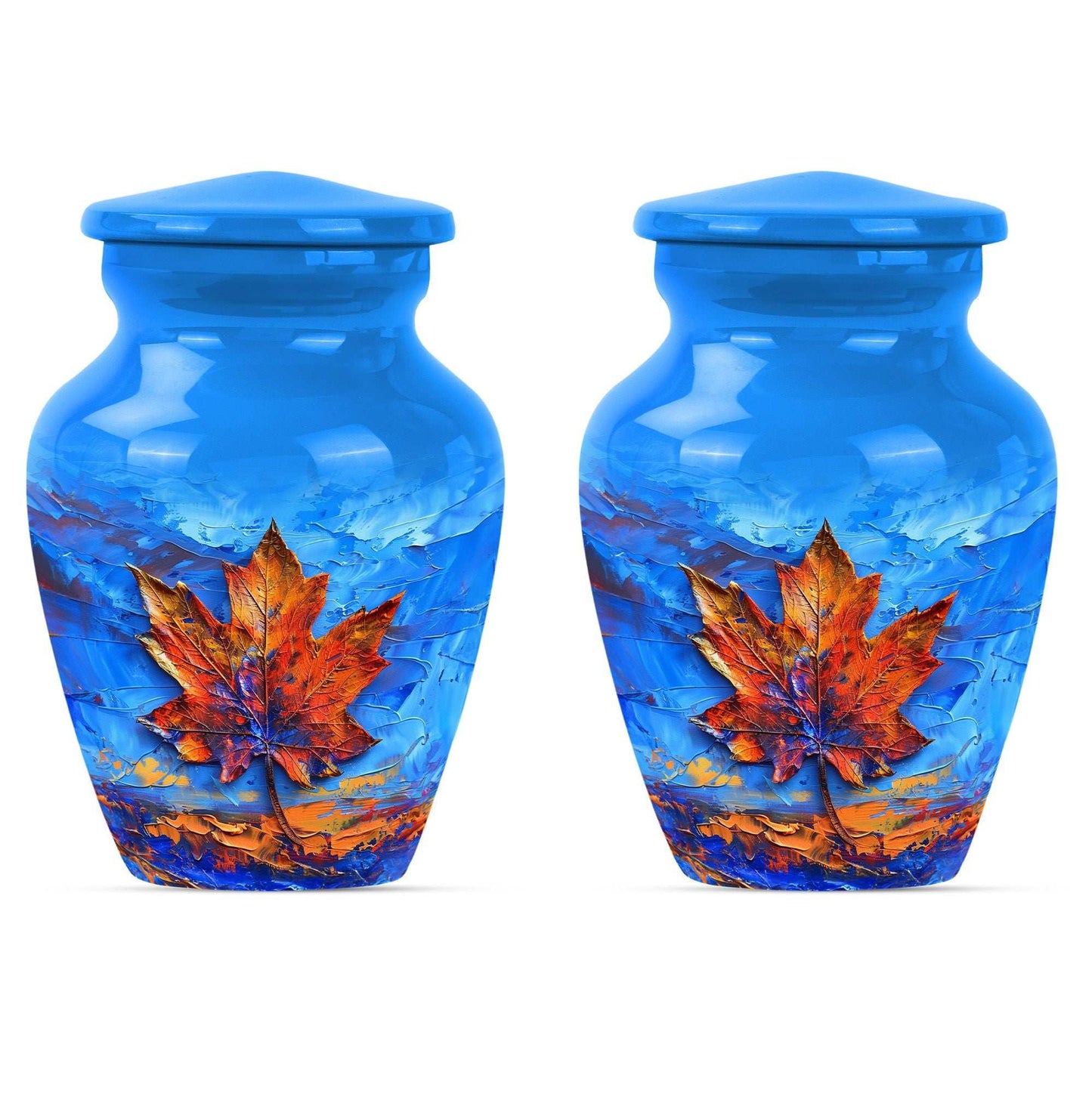 Mapple Leaf Theme 3 Inch Keepsake Pack of 2