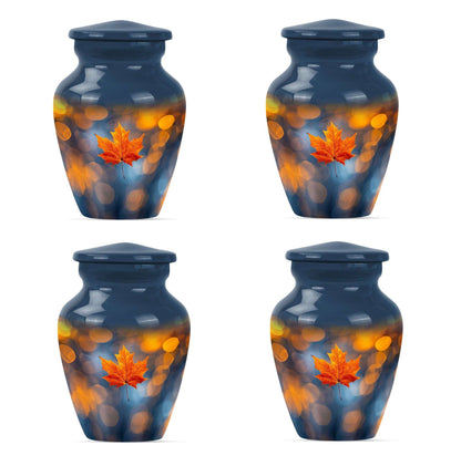 Mapple Leaf Theme 3 Inch Keepsake Pack of 4