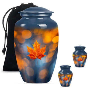 Large Urn With 2 Keepsake Urn