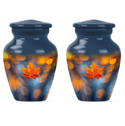 mapple leaf cremation urn