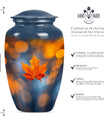 mapple leaf cremation urn