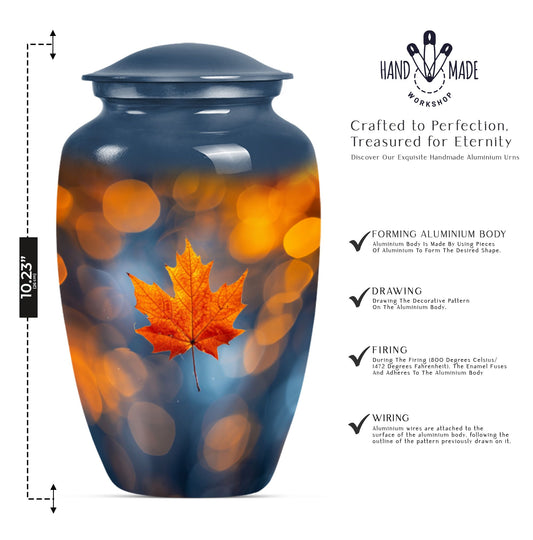 mapple leaf cremation urn