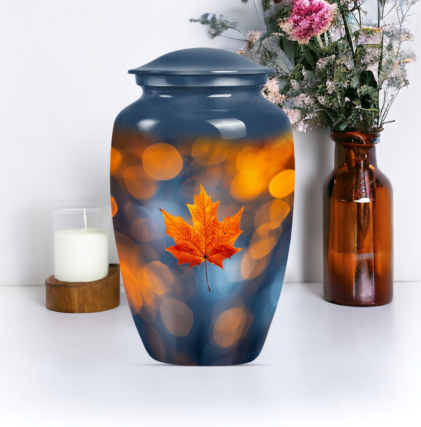 mapple leaf cremation urn