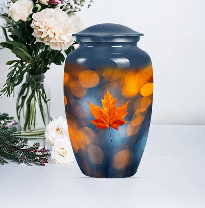 mapple leaf cremation urn