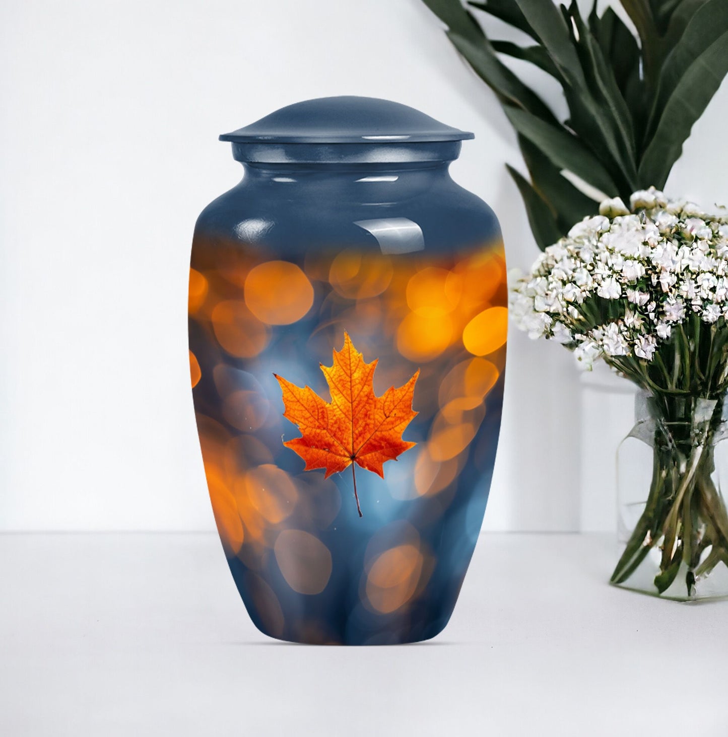 mapple leaf cremation urn
