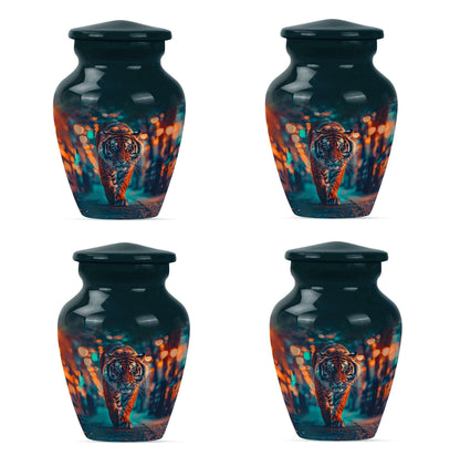 Tiger Theme 3 Inch Keepsake Pack of 4