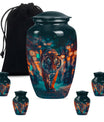  tiger urn with floral