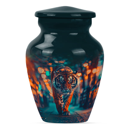  tiger urn with floral