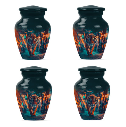  tiger urn with floral