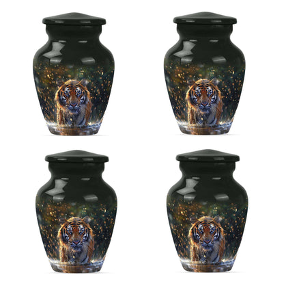 Tiger Theme 3 Inch Keepsake Pack of 4