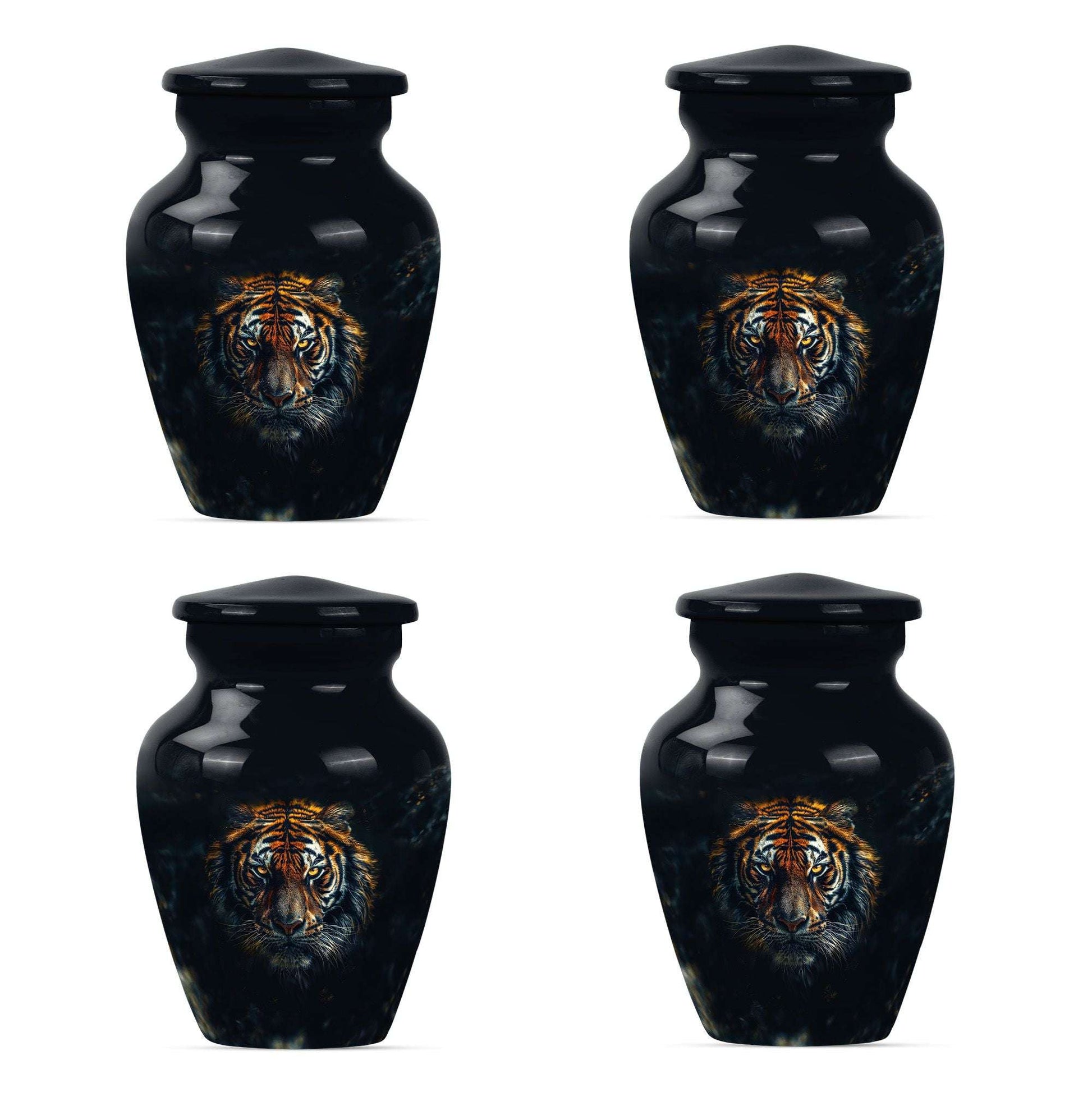 Tiger Theme 3 Inch Keepsake Pack of 4