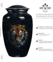 10 inch classic tiger urn,