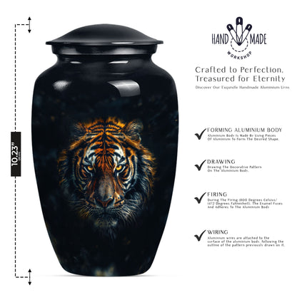 10 inch classic tiger urn,