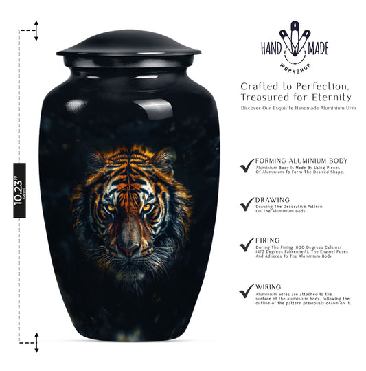 10 inch classic tiger urn,