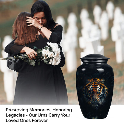 10 inch classic tiger urn,