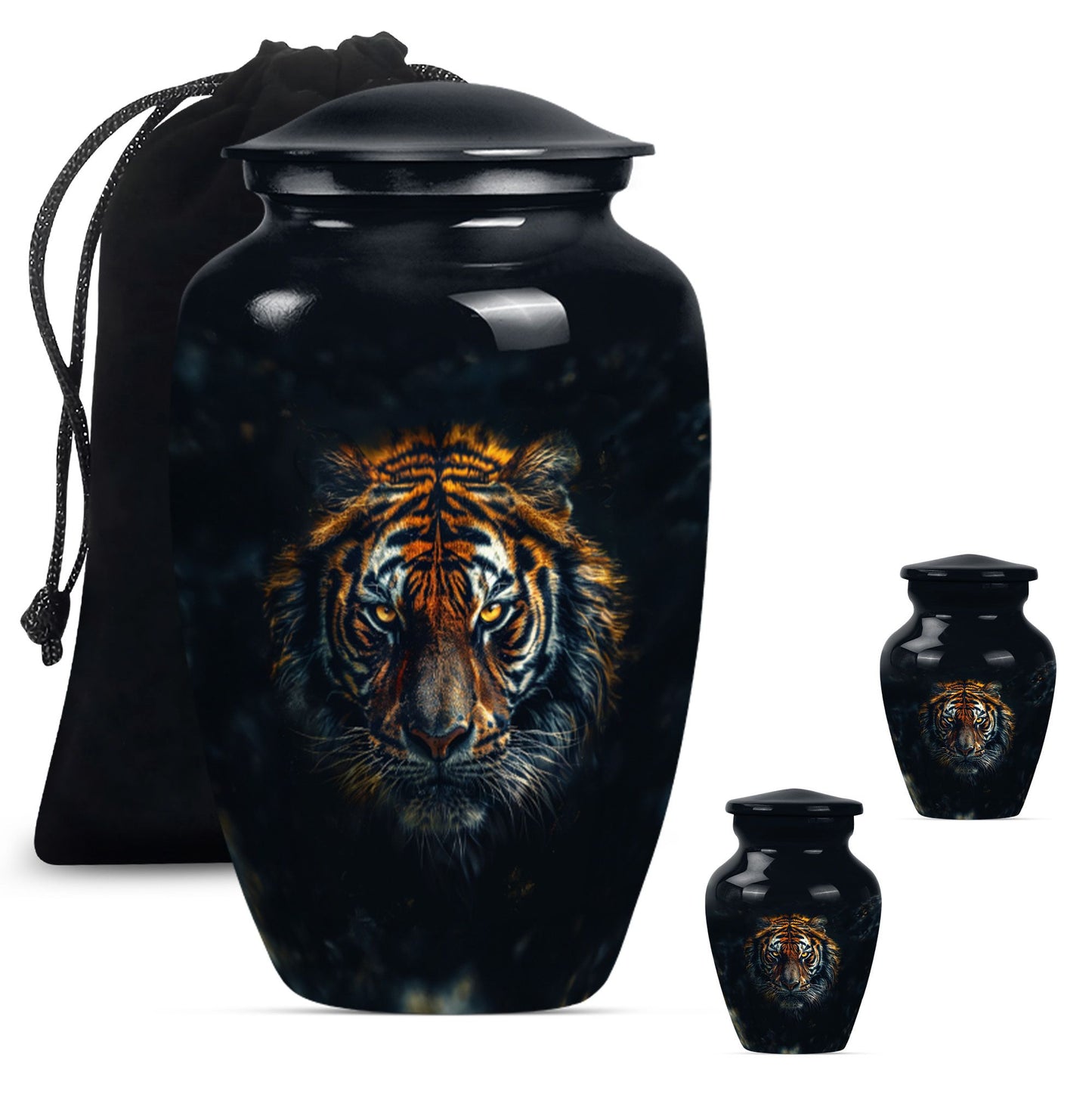 10 inch classic tiger urn,