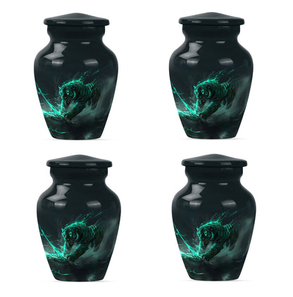 Tiger Urn, burial urn for cremation ashes 