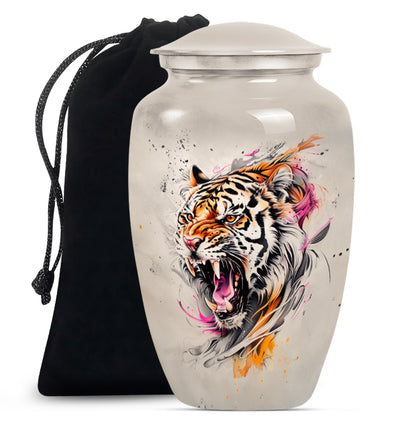 tiger urn