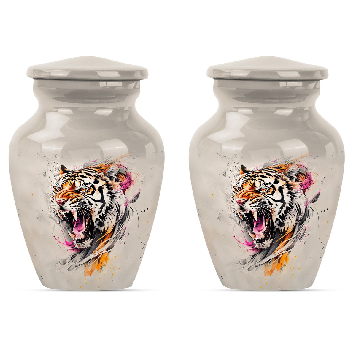 tiger urn