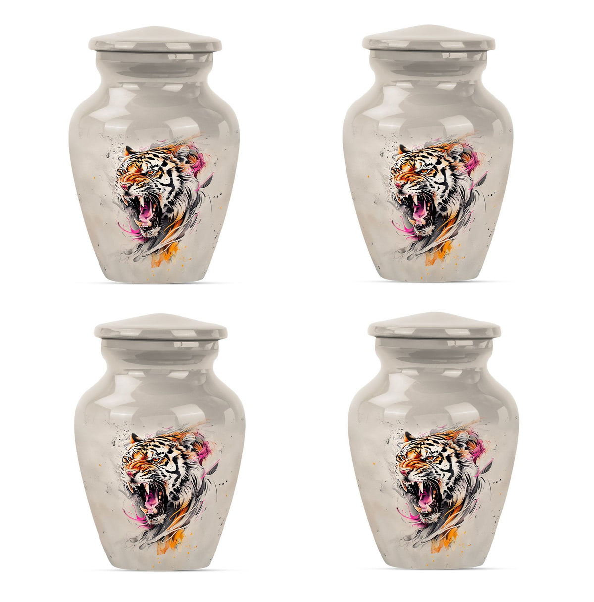 tiger urn