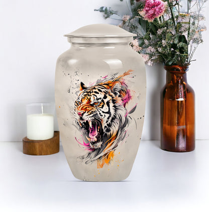 tiger urn