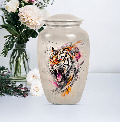 tiger urn