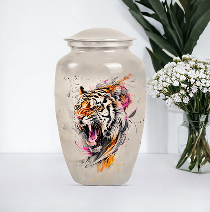 tiger urn
