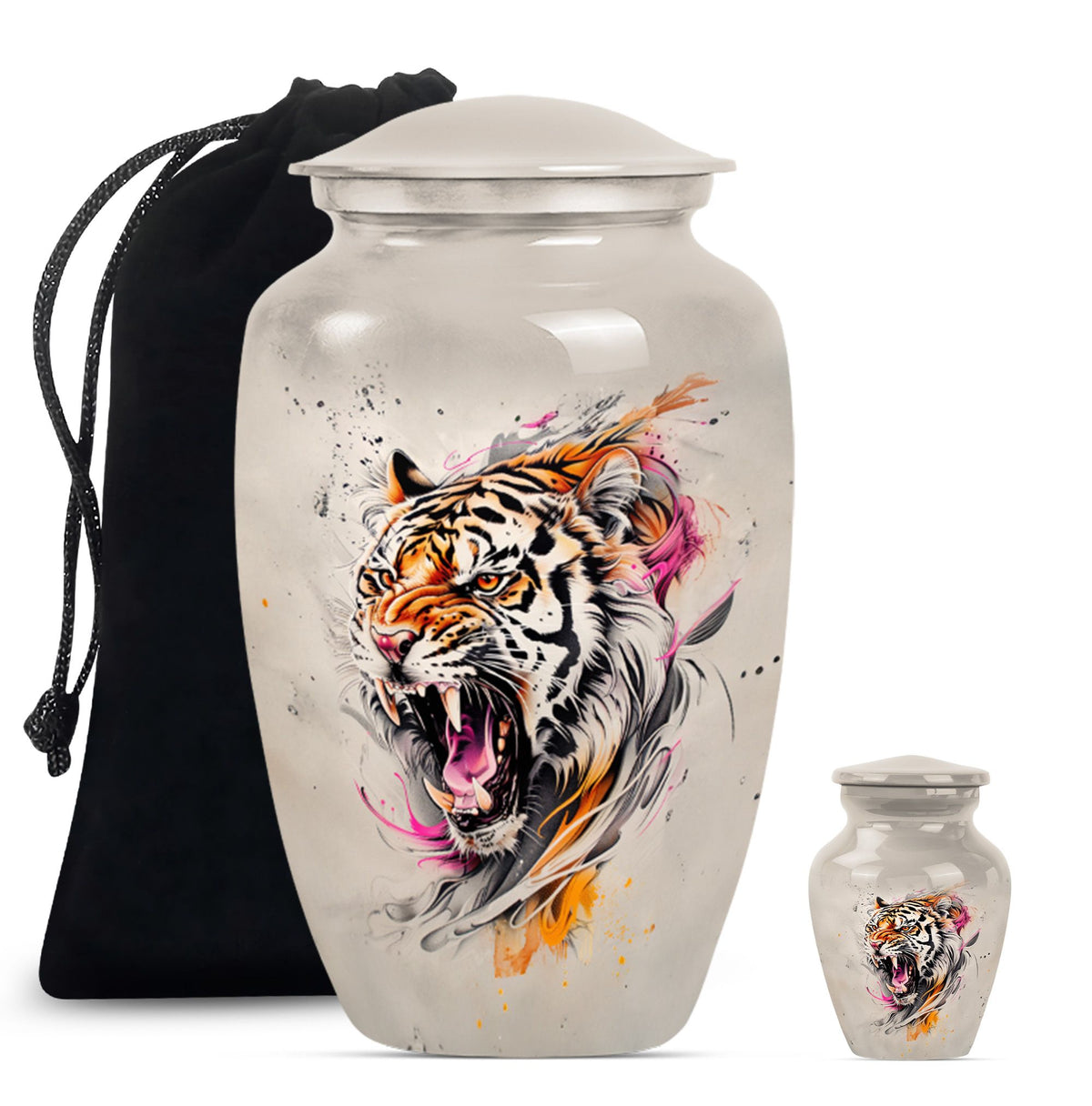 tiger urn