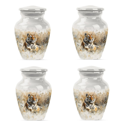 Classic 10-inch tiger urn, memorial urn