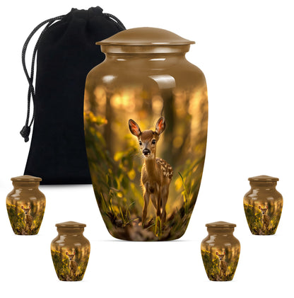 deer urn designed for human cremation ashes