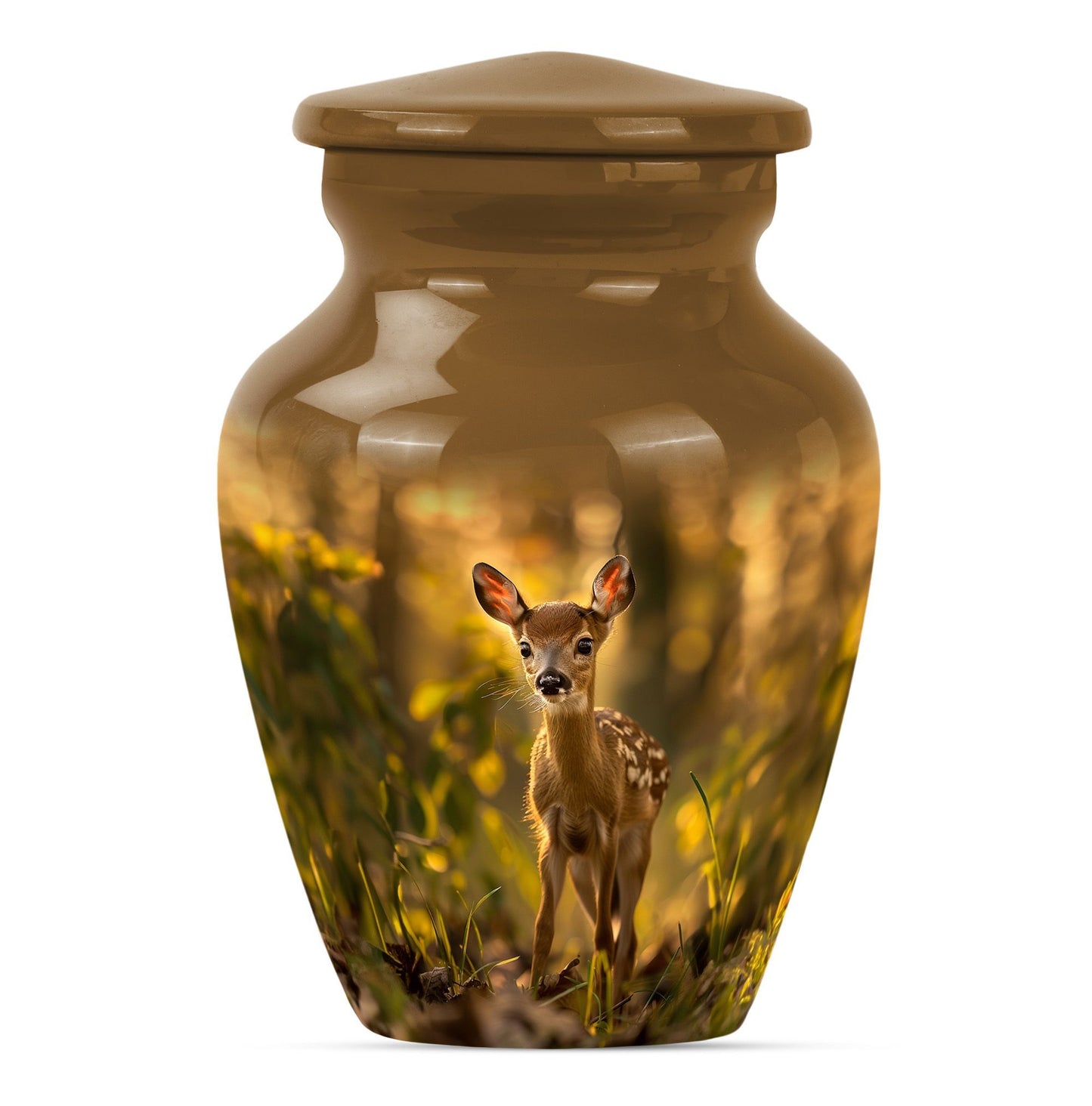deer urn designed for human cremation ashes