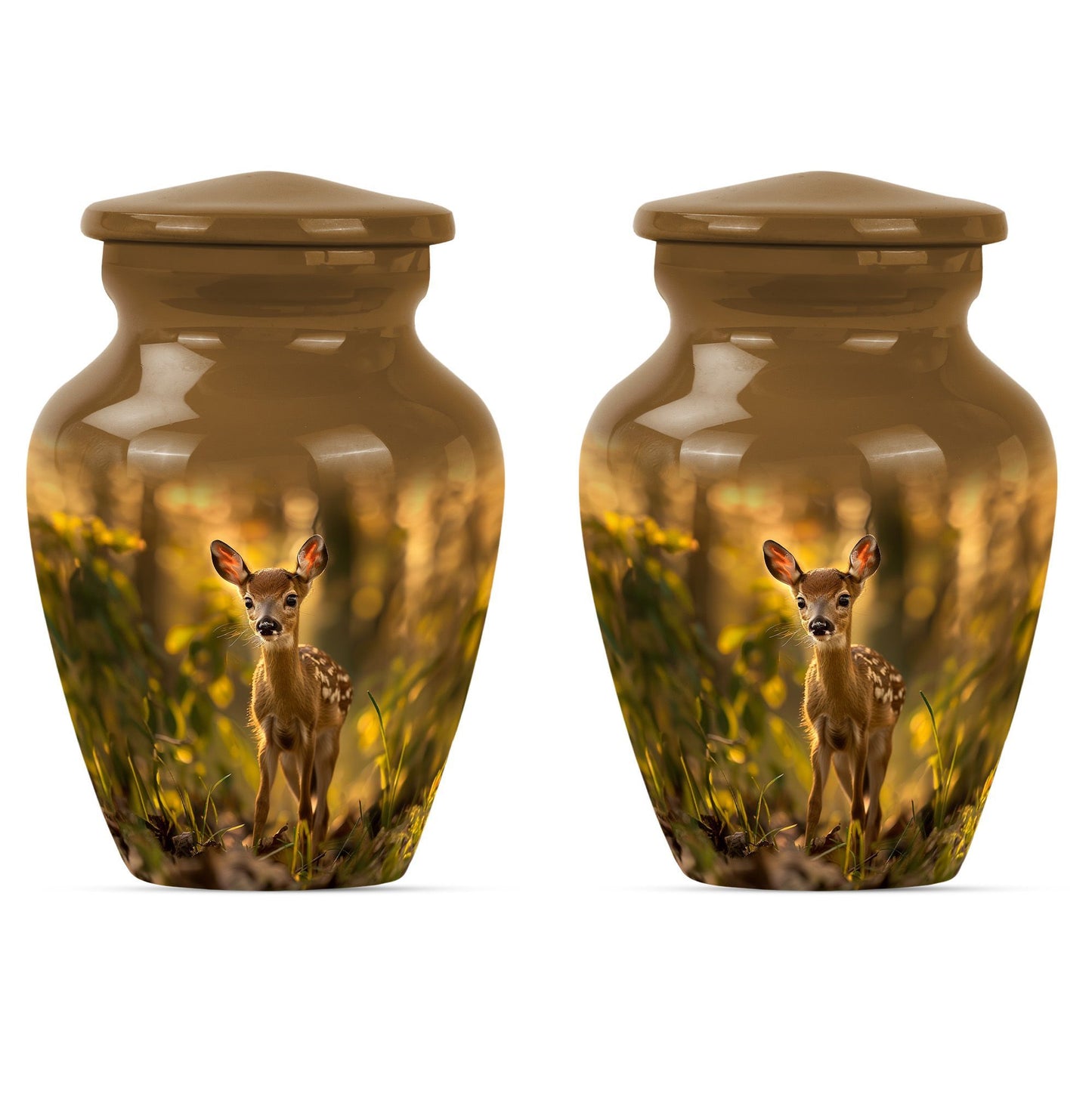 deer urn designed for human cremation ashes