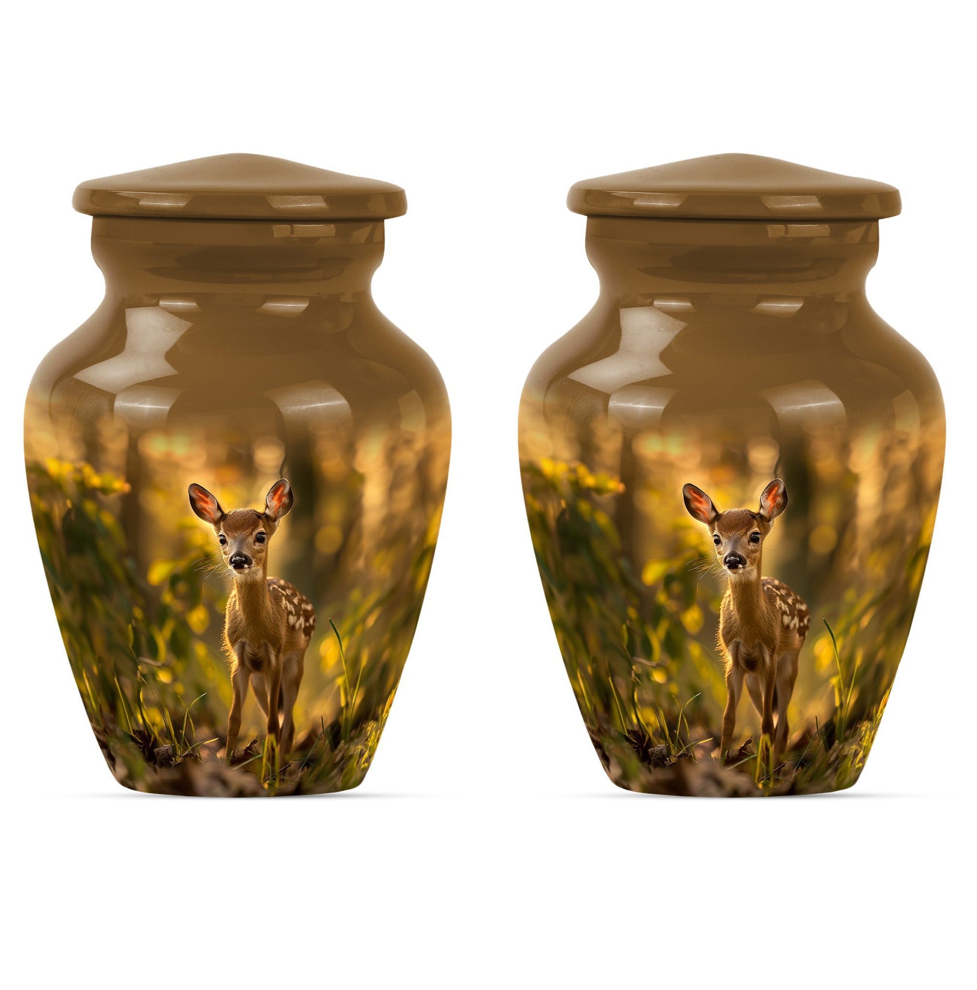 deer urn designed for human cremation ashes
