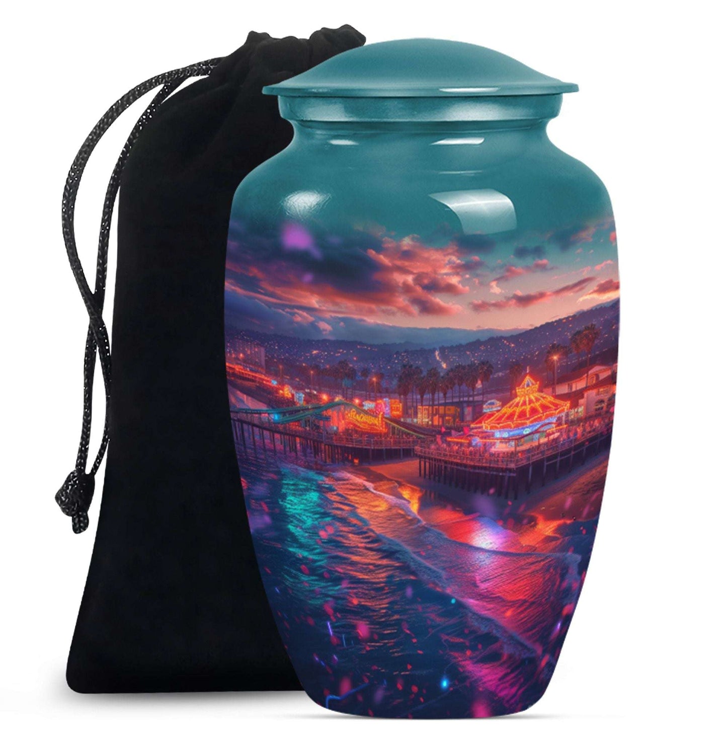 Beach Theme Large Urn 10 Inch