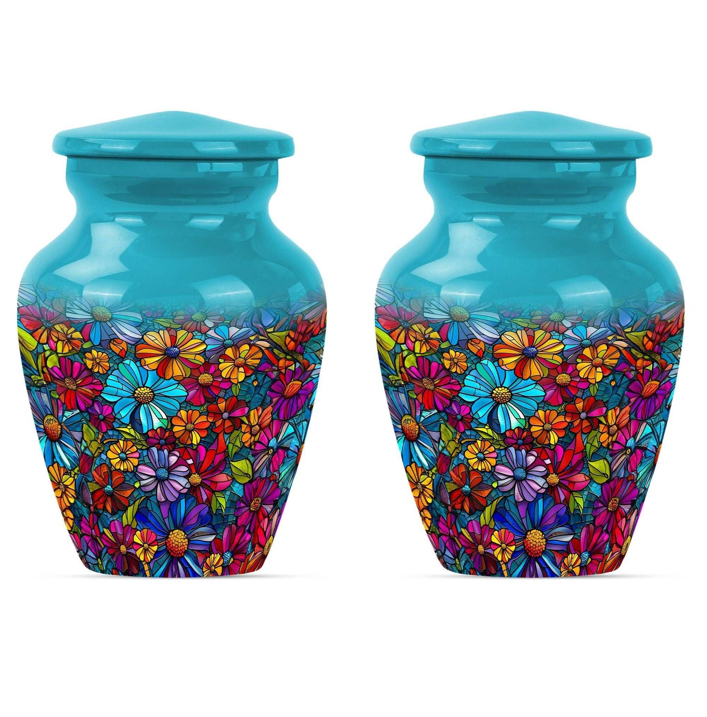 Flowers Theme 3 Inch Keepsake Pack of 2